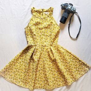 Copper Key Yellow Summer Dress